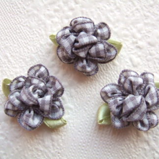 Roosjes bloemen geruit