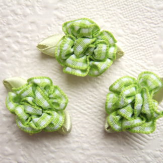 Roosjes bloemen geruit