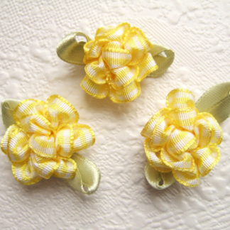 Roosjes bloemen geruit