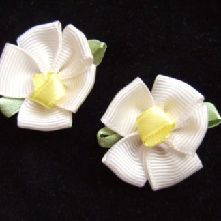 Bloemen grosgrain band