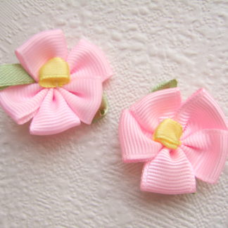 Bloemen grosgrain band