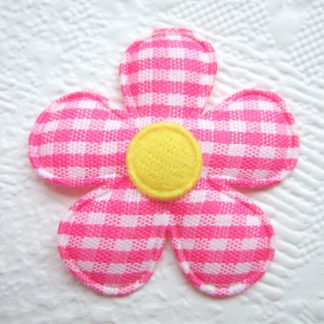 Applicaties bloemen ruitjes