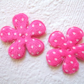 Applicaties bloemen polkadots