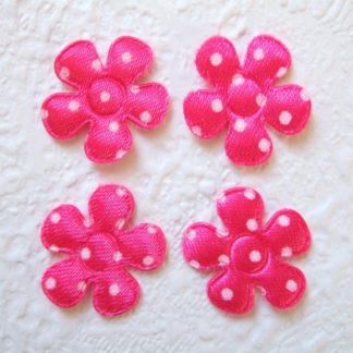 Applicaties bloemen polkadots