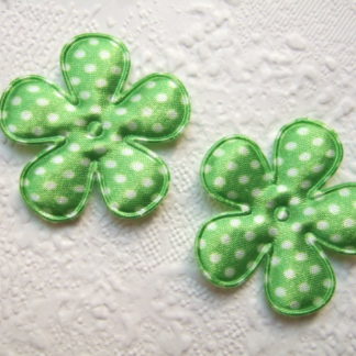 Applicaties bloemen polkadots