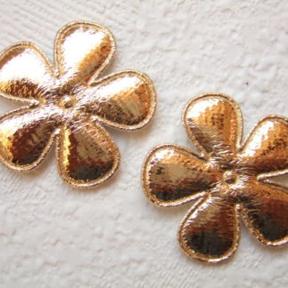 Applicatie bloemen glanzend