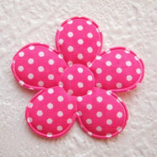 Applicaties bloemen polkadots