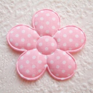 Applicaties bloemen polkadots