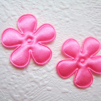 Applicatie bloemen satijn