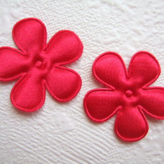 Applicatie bloemen satijn