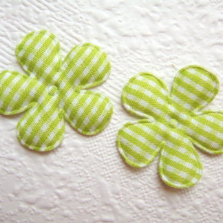 Applicaties bloemen ruitjes