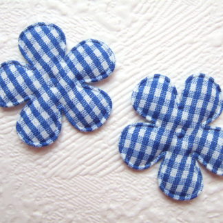 Applicaties bloemen ruitjes