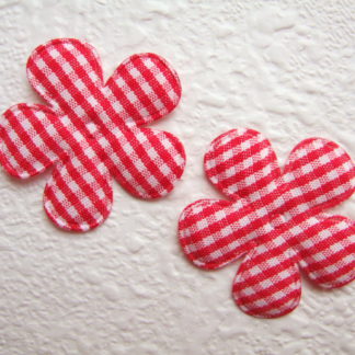 Applicaties bloemen geruit