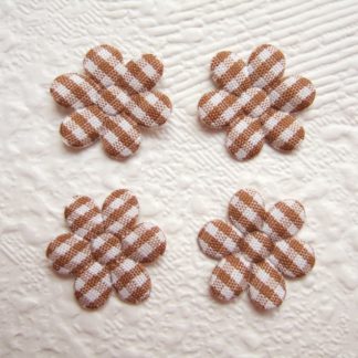 Applicaties bloemen ruitjes