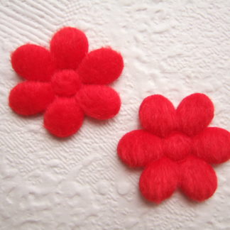 Applicatie bloemen bont