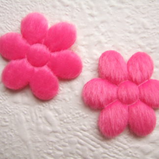 Applicatie bloemen bont