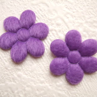 Applicatie bloemen bont