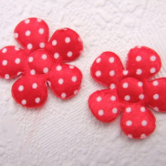 Applicaties bloemen polkadots