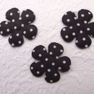 Applicaties bloemen polkadots