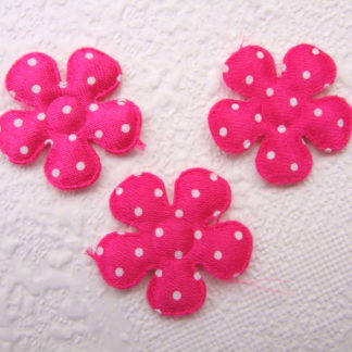 Applicaties bloemen polkadots