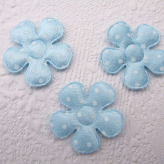 Applicaties bloemen polkadots