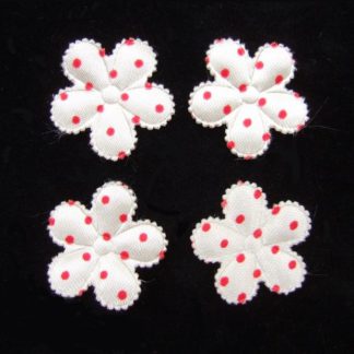 Applicaties bloemen polkadots