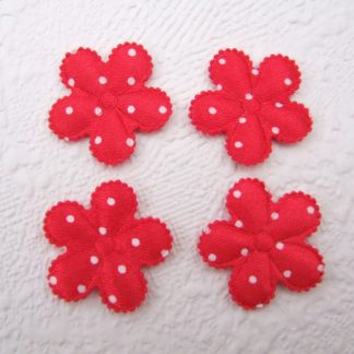 Applicaties bloemen polkadots