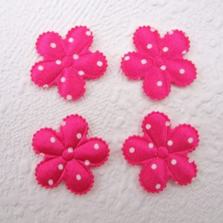 Applicaties bloemen polkadots