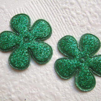 Applicatie bloemen glitter