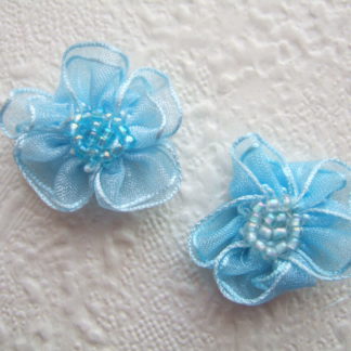 Roosjes bloemen organza