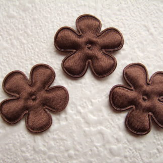 Applicatie bloemetjes satijn