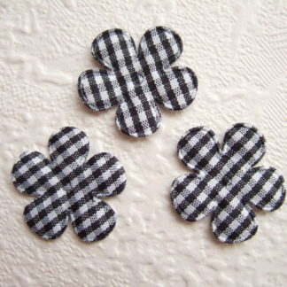 Applicaties bloemen ruitjes