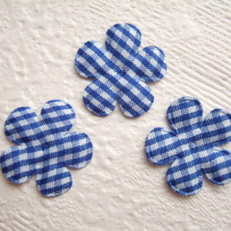 Applicaties bloemen ruitjes