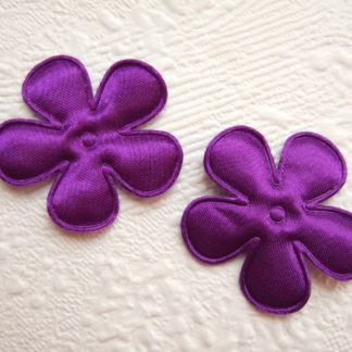 Applicatie bloemen satijn