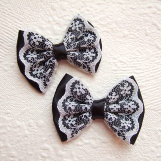 Strikken satijn kant