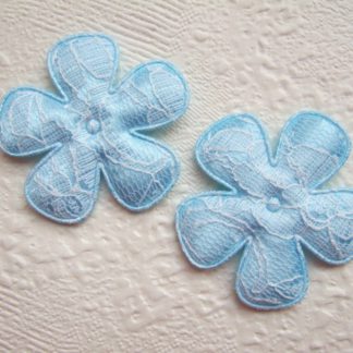 Applicatie bloemen kant