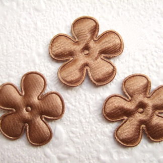 Applicatie bloemetjes satijn