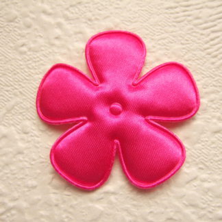 Applicatie bloemen satijn