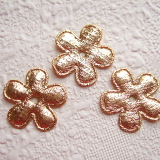 Applicatie bloemen glanzend