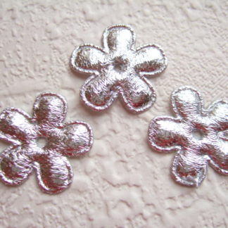 Applicatie bloemen glanzend