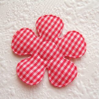 Applicaties bloemen ruitjes