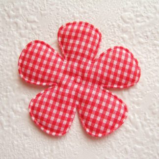 Applicaties bloemen geruit