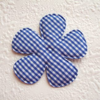 Applicaties bloemen geruit