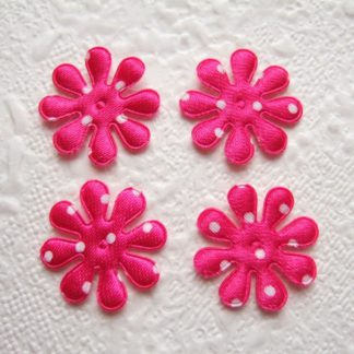 Applicaties bloemen polkadots