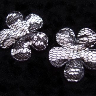 Applicatie bloemen kant