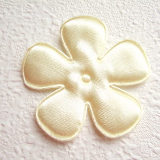 Applicatie bloemen satijn