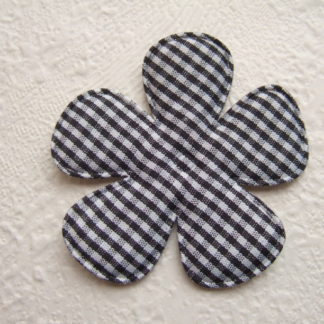 Applicaties bloemen geruit