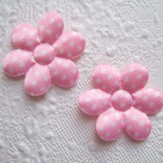 Applicaties bloemen polkadots