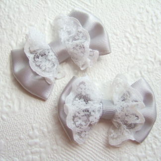 Strikken satijn kant