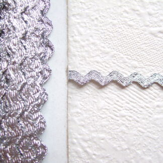 zigzag band zilver